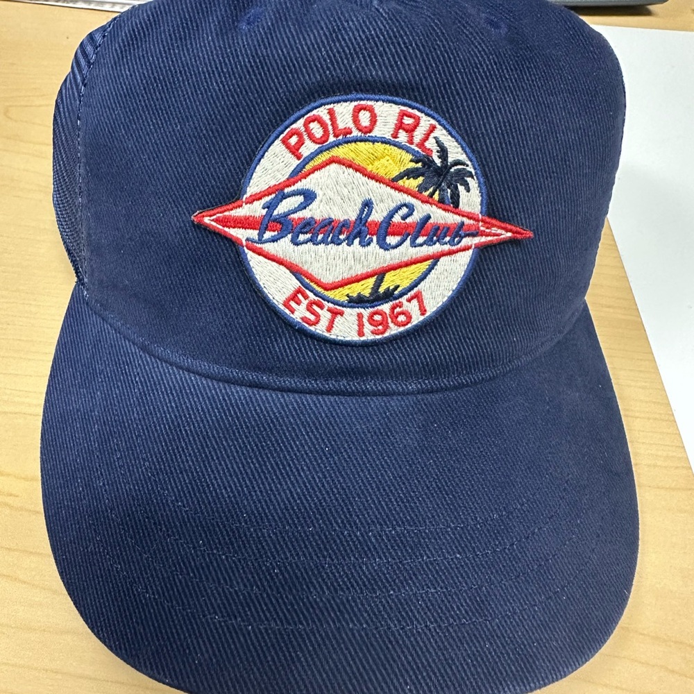 Blue Polo RL Beach Club Cap